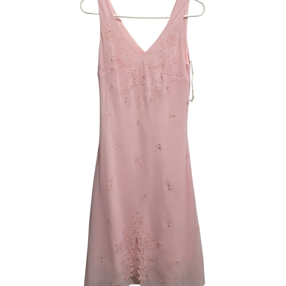 Elegant Pink Midi Dress